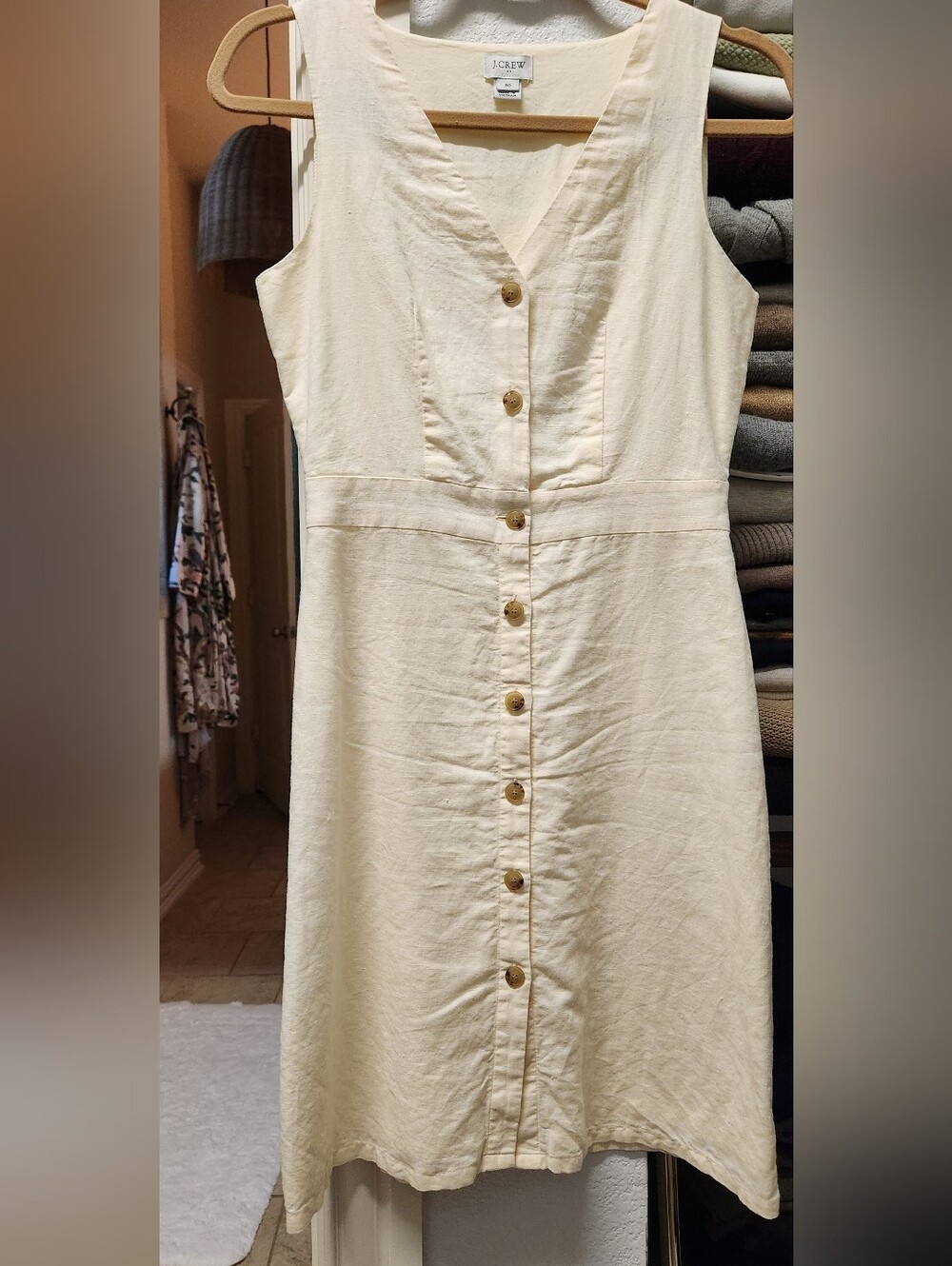 JCrew Linen Cotton Dress